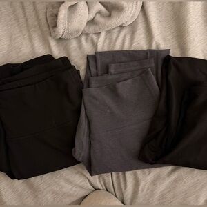 3 pair like new Old Navy Go Dry leggings size M tall